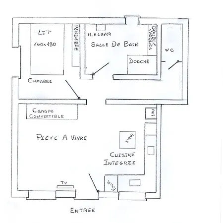 Semesterbostad Du Bas - Le Petit Tilleul *